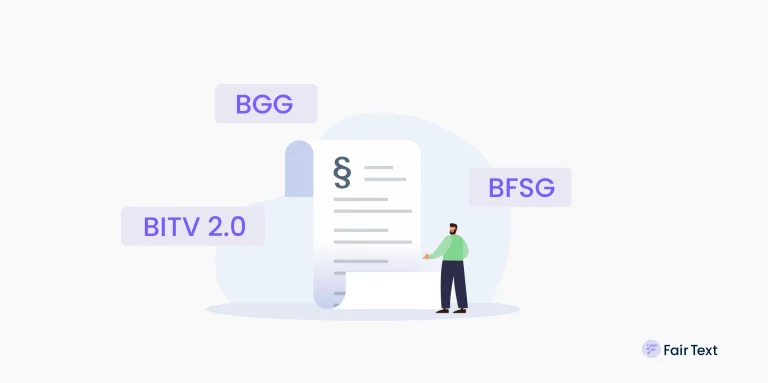 Headerbild für den Blogartikel zu den Leichte Sprache Gesetzen.